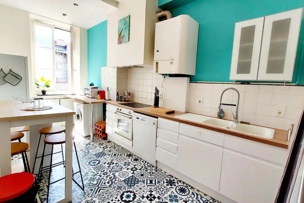 Cosy Hortensia- 4 Ch- Clemenceau Hypercentre & Parking Sous Terrain- 110M2 Appartement Pau Buitenkant foto